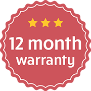 12 Month Warranty