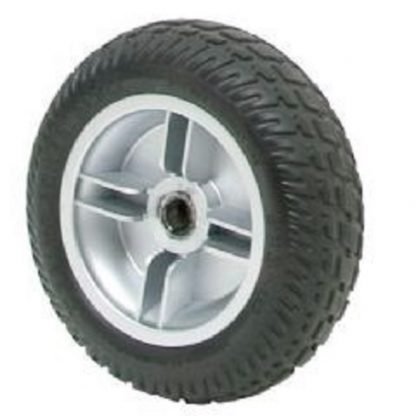 Pride Elite Traveller 4 Black Tyre Silver Rim (Front)