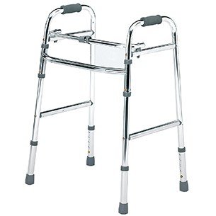 Folding Lightweight Walking Frame with 2 Front Castors