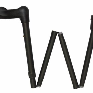 Arthritis Grip Cane Adjustable, Folding - Black, L