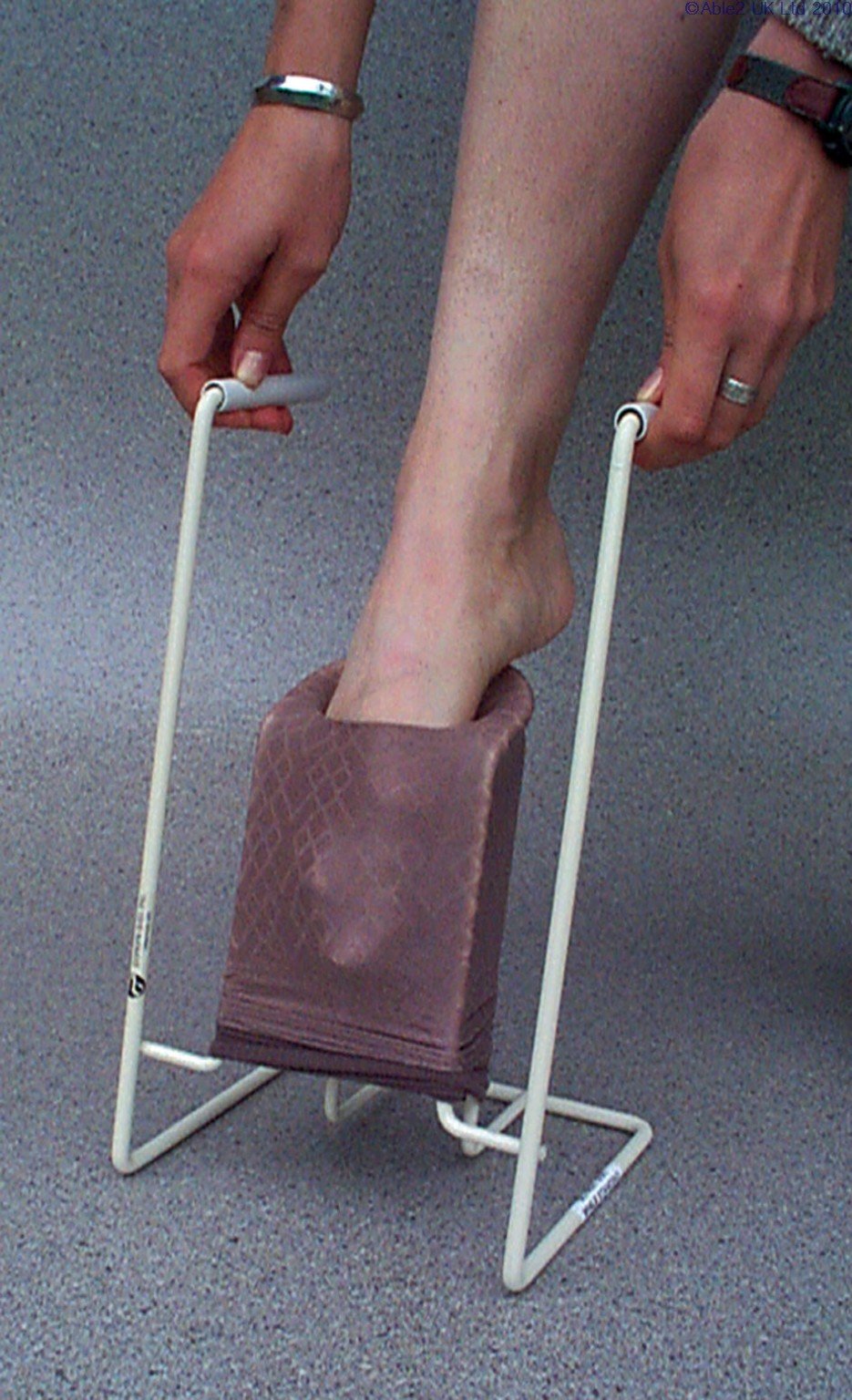 Compression Stocking Aid Dressing Horns & Sticks from Mobility Pitstop