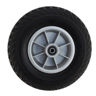 Pride Elite Traveller 3 Black Tyre Silver Rim (Front)