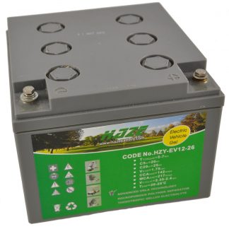 12V 26Ah HAZE GEL battery for Mobility Scooters & Powerchairs