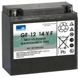 12V 15Ah Sonnenschein GEL battery for Mobility Scooters & Powerchairs