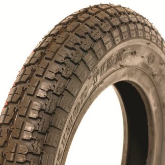 350 x 8 Kingstyre Black Block Tyre