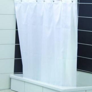 Mobeli Shower/Bath Curtain Screen (With Curtain)