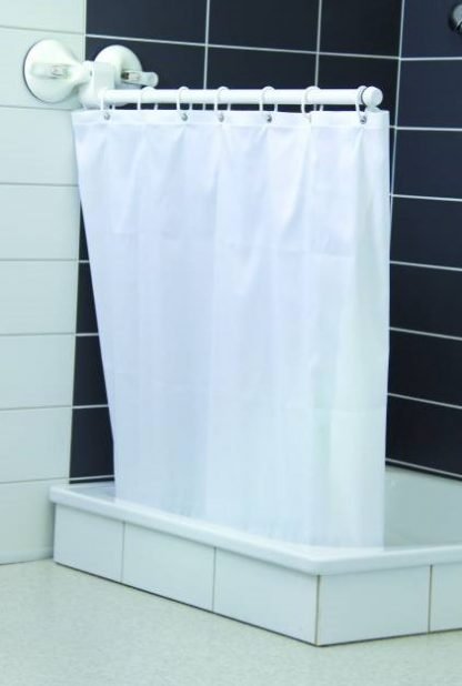 Mobeli Shower/Bath Curtain Screen (With Curtain)