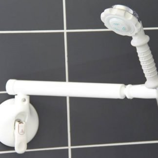 Mobeli Shower Head Positioner With Swivel Arm