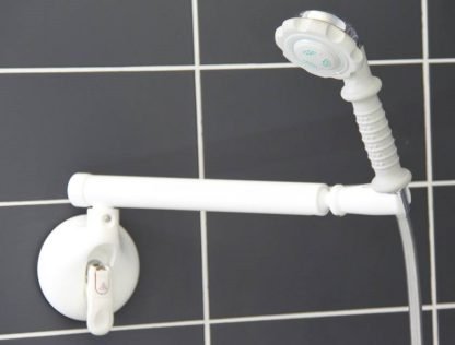 Mobeli Shower Head Positioner With Swivel Arm