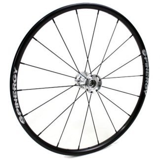 25" Spinergy Everyday Wheel - Black Rim, Silver Hub, 18 Spokes