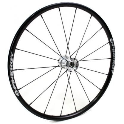 25" Spinergy Everyday Wheel - Black Rim, Silver Hub, 18 Spokes