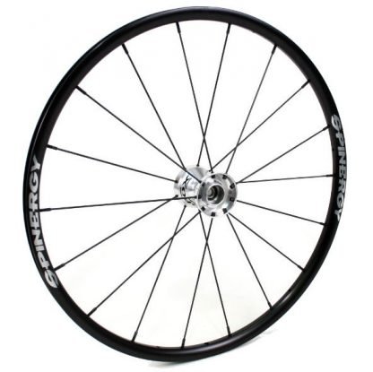 26" Spinergy Everyday Wheel - Black Rim, Silver Hub, 18 Spokes